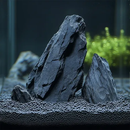 Kruger Meier Onyx Magma Stones 4-8 mm - Żwirek do akwarium 2kg-1994776