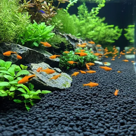 Kruger Meier Onyx Magma Stones 4-8 mm - Żwirek do akwarium 2kg-1994777