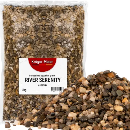 Kruger Meier River Serenity 2–8 mm – Żwirek akwarystyczny 2 kg-1994822