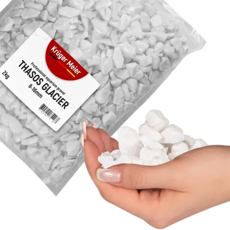 Kruger Meier Thasos Glacier 8–16 mm – Żwirek akwarystyczny 2 kg-1994827