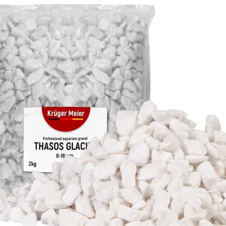 Kruger Meier Thasos Glacier 8–16 mm – Żwirek akwarystyczny 2 kg-1994835