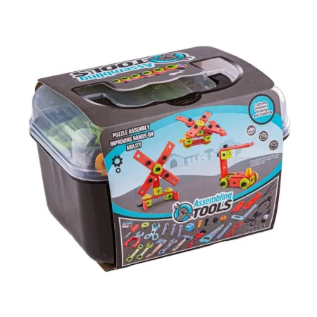 Klocki konstrukcyjne W Kuferku, Kreatywna Układanka 82 El, Narzędzia Przecena 1