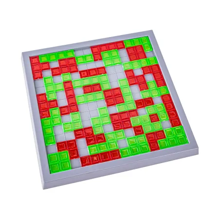 Rodzinna Gra Logiczna Klocki + Podstawka Blokowanie Układanka Z Klockami-2001821