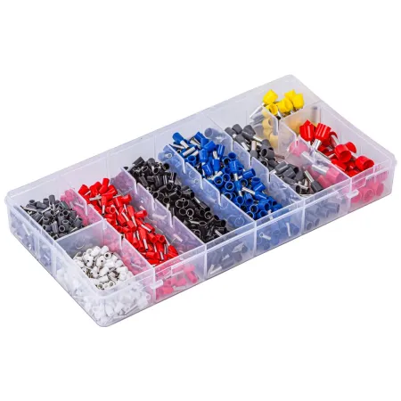 Konektory Kablowe, Zestaw Tulejek, Końcówek 800 szt. Tulejki Do Zaciskarki, Praski-2002346