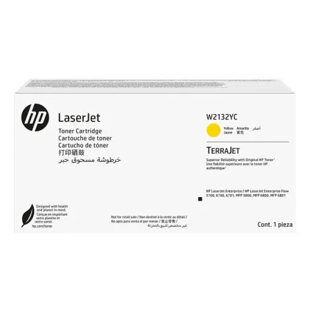 Oryginalny Toner Yellow HP LaserJet 5700, 5800, 6700, 6701, 6800, 6801 (213YC W2132YC), kompatybilne z W2132Y
