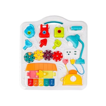 Edukacyjny Interaktywny Stolik Dla Dzieci, Pianinko, Klocki, Melodie Przecena 2