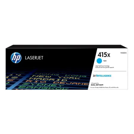 Oryginalny Toner Cyan HP Color LaserJet Color Pro M454, M479, MFP M454, MFP M479, Enterprise M455, MFP M480, Managed E45028, E47528 (415X W2031X)