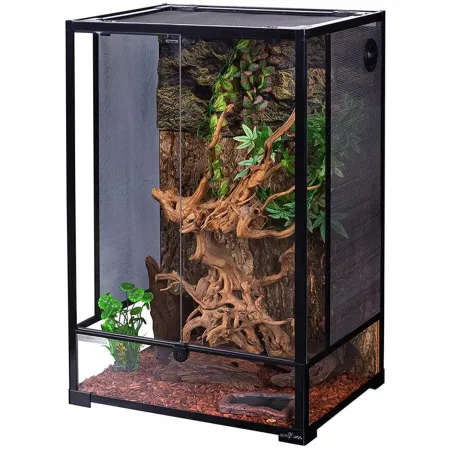 Repti-Zoo Glass Terrarium 60x45x90cm - szklane terrarium z metalową siatką-2025518