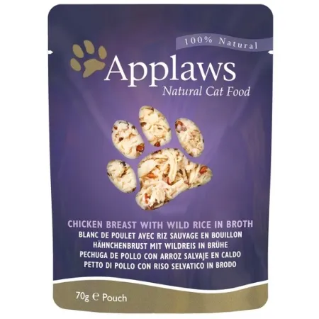 Applaws saszetka dla kota Kurczak i Dziki Ryż 70g-2025605