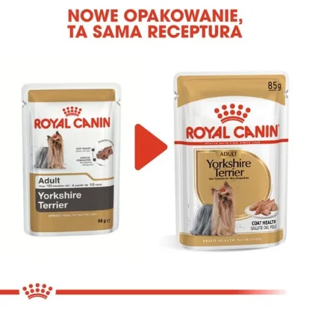 Royal Canin Yorkshire Terrier Adult karma mokra - pasztet, dla psów dorosłych rasy yorkshire terrier saszetka 85g-2025