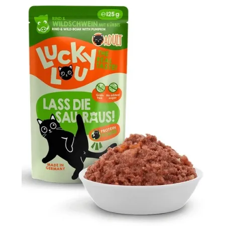 Lucky Lou Lifestage Adult Wołowina i dzik saszetka 125g-2025736