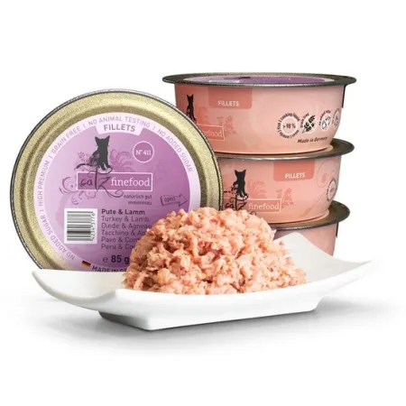 Catz Finefood Filety N.411 Indyk/Jagnięcina tacka 85g-2025781