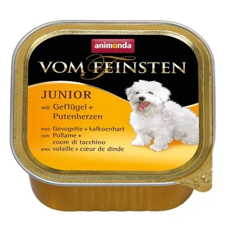 Animonda vom Feinsten Dog Junior Drób i Serca Indyka 150g-2025961