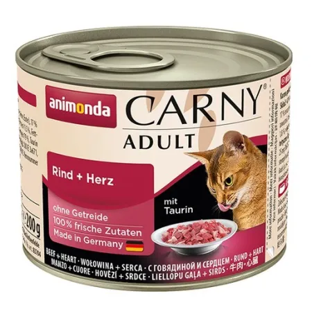 Animonda Carny Adult Wołowina + Serca puszka 200g-2025988
