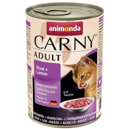 Animonda Carny Adult Wołowina + Jagnięcina puszka 400g-2026004