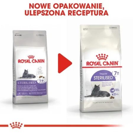 Royal Canin Sterilised 7+ karma sucha dla kotów dorosłych, od 7 do 12 roku życia, sterylizowanych 400g-2026463