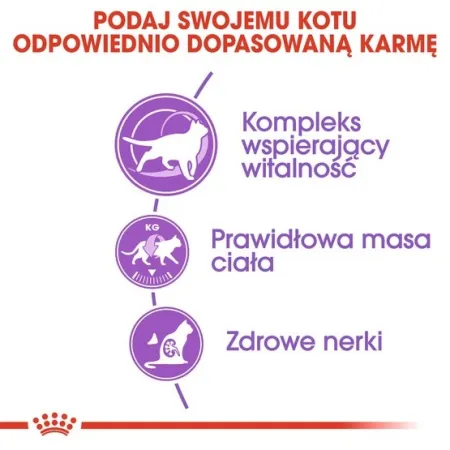 Royal Canin Sterilised 7+ karma sucha dla kotów dorosłych, od 7 do 12 roku życia, sterylizowanych 400g-2026465