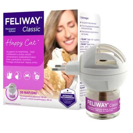 Feliway Classic - kocie feromony Zestaw Startowy (Dyfuzor+wkład)