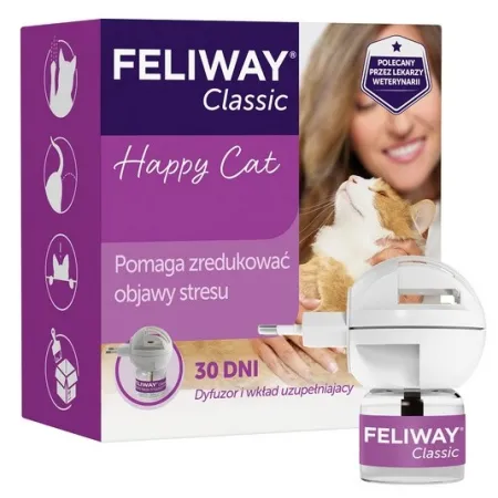 Feliway Classic - kocie feromony Zestaw Startowy (Dyfuzor+wkład)-2026554