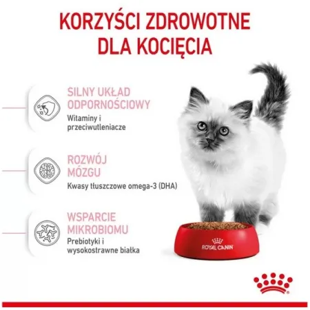 Royal Canin Kitten karma sucha dla kociąt od 4 do 12 miesiąca życia 2kg-2026611