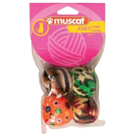 Zolux Piłki kolorowe dla kota - zestaw 4szt. [480418]-2026638