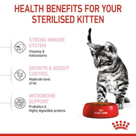 Royal Canin Kitten Sterilised karma sucha dla kociąt od 4 do 12 miesiąca życia, sterylizowanych 400g-2026878