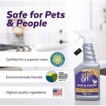Urine Off Dog & Puppy Odor & Stain Remover - do usuwania plam moczu 118ml-2027029