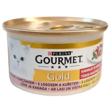 Gourmet Gold Łosoś i kurczak w sosie 85g-2027068