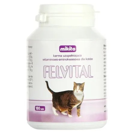 Mikita Felvital 100 tabletek - preparat witaminowo-aminokwasowy-2027101