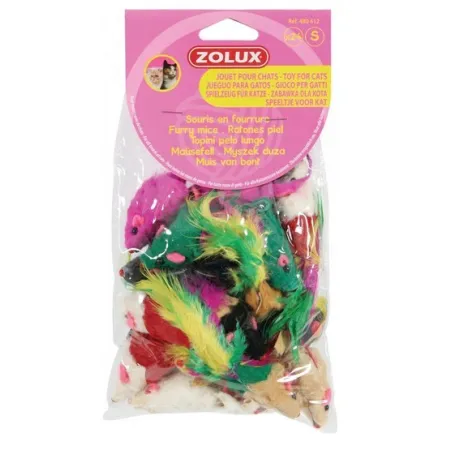 Zolux Zestaw 24 małych myszek dla kota [480412]-2027144