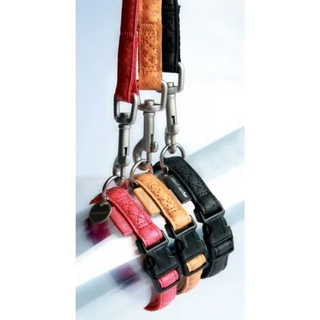 Zolux Smycz Mac Leather 25mm/1.2m Żółta [522025JA]-2027302