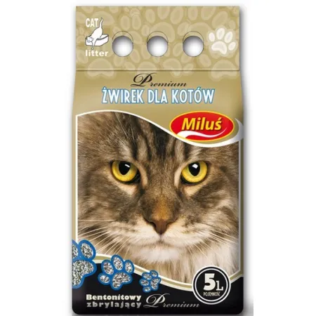 Miluś Premium żwir zbrylający bentonitowy 5L-2027377