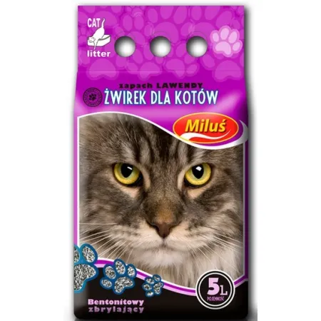 Miluś Lawenda żwir zbrylający bentonitowy 5L-2027907