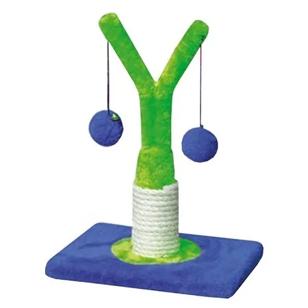 Yarro Drapak Mini Drzewko zielono-niebieski 18x18x32cm [Y1160]