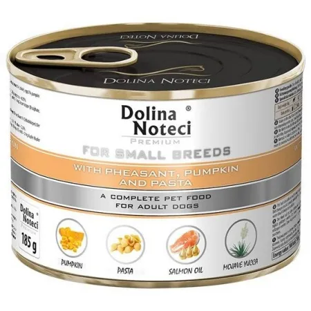 Dolina Noteci Premium Pies Mały Bażant, dynia i makaron puszka 185g