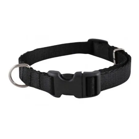 CHABA Obroża taśma regulowana 10mm x 30cm czarna