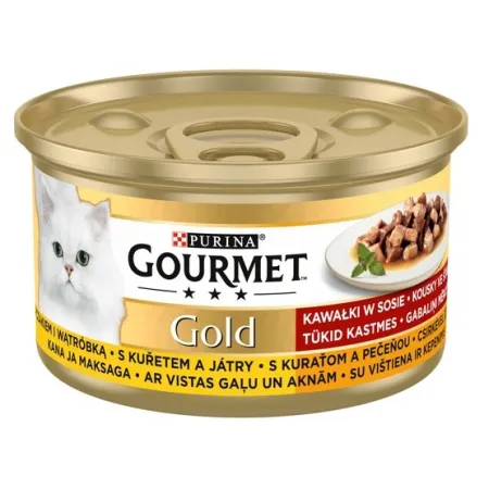 Gourmet Gold Kurczak i wątróbka w sosie 85g-2028977