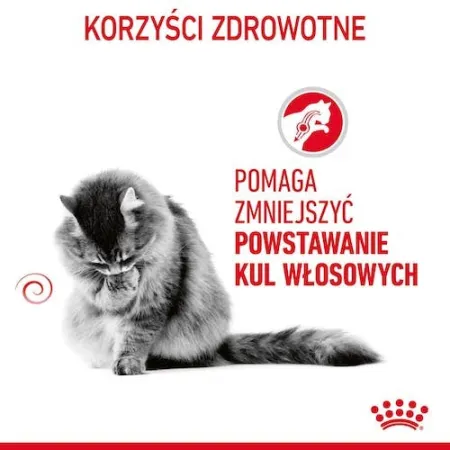 Royal Canin Hairball Care karma sucha dla kotów dorosłych, eliminacja kul włosowych 2kg-2028989