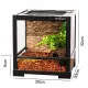 Repti-Zoo Glass Terrarium 30x30x32cm - szklane terrarium z metalową siatką-2025487