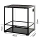 Repti-Zoo Glass Terrarium 60x45x60cm - szklane terrarium z metalową siatką-2025506