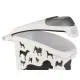 Curver Pet Life Pojemnik na psią karmę - białoczarny z psami 10kg-2028255