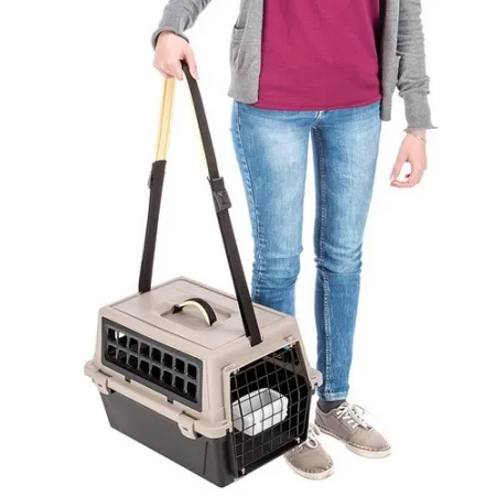 Ferplast Atlas 10 Trendy Plus - transporter czarny/beż/czarny [73027099]-2030100