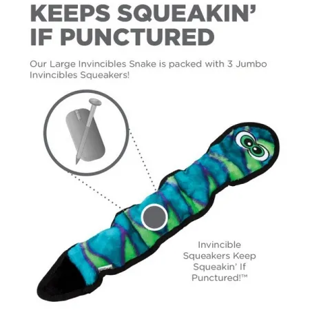 Outward Hound Invincibles Snake blue/green 3 piszczałki [32067]-2030144