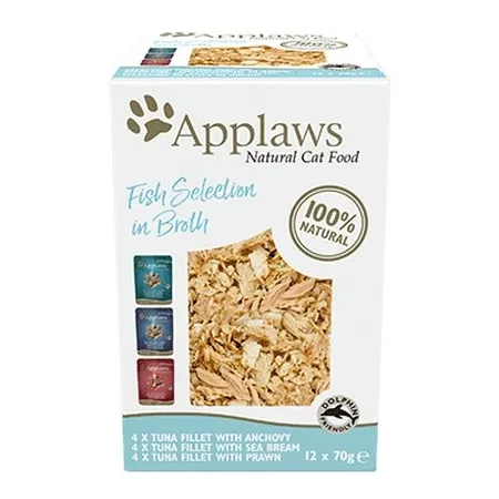 Applaws saszetki dla kota Fish Selection Multi Pack 12x70g-2030542