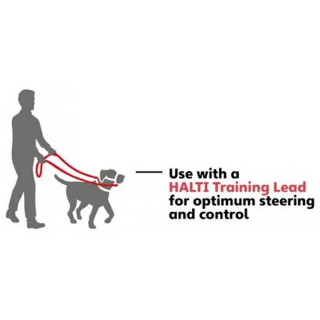 Halti Kantarek - obroża uzdowa rozmiar 2 czerwona-2030802