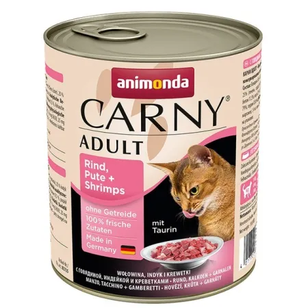 Animonda Carny Adult Wołowina, Indyk + Krewetki puszka 800g-2030896