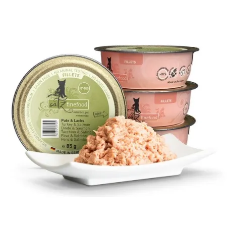 Catz Finefood Filety N.405 Indyk/Łosoś tacka 85g-2030990
