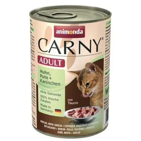 Animonda Carny Adult Kurczak, Indyk + Królik puszka 400g-2031156