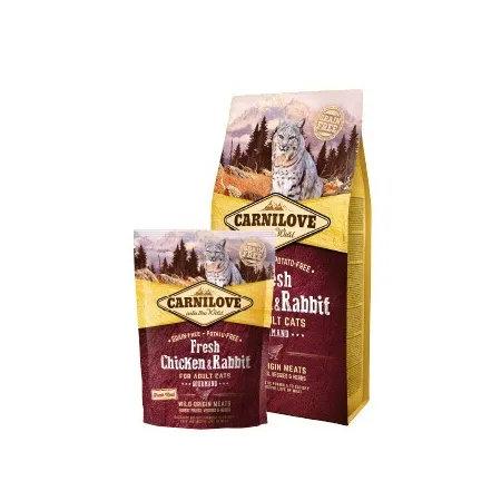 Carnilove Cat Fresh Chicken & Rabbit Gourmand - kurczak i królik 400g