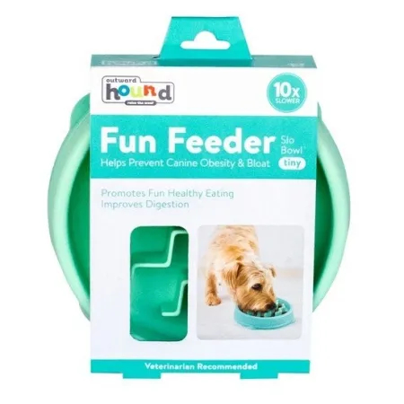 Outward Hound Fun Feeder Tiny (XS) Miska spowalniająca miętowa [67829]-2031475